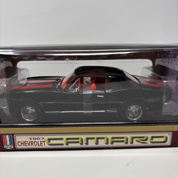 Yat Ming Other - 1967 Chevrolet Camaro Black 1:18 Yat Ming Road Legends Diecast Sealed